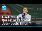Présidentielle en Côte d'Ivoire : qui est le candidat Jean-Louis Billon ? • FRANCE 24