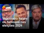 Datena, Thammy Miranda, Alexandre Frota e Dudu Camargo: veja como foram os famosos nas eleições 2024