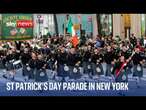 St Patrick's Day parade in New York City