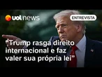 Trump rasga direito internacional e faz valer sua própria lei ao atacar Pacífico, analisa professora