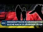 MESSERATTACKEN VON KINDERN! Polizei fahndet nach 13-jährigem Täter! Gewalt in der Schule eskaliert