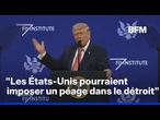 Donald Trump affirme sur son réseau social que les États-Unis pourraient imposer un péage à Ormuz