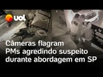 Policiais militares são flagrados agredindo suspeito durante abordagem em Rio Claro, São Paulo