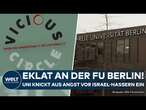 BERLIN: Aus Angst vor Israel-Hassern! FU sagt Pogrom-Ausstellung 