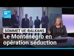 Sommet UE-Balkans : le Monténégro, pays hôte, espère rejoindre l'UE d'ici 2028 • FRANCE 24