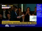 Les Écologistes: suivez le discours d'investiture de Marine Tondelier pour un nouveau mandat