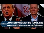 IRAN-KONFLIKT: Trump zwischen Diplomatie und Eskalation –Drohen neue Angriffe im Nahen Osten?