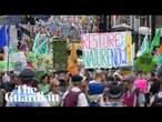 'More birds, more trees': thousands march for nature in London