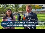 Johann Wadephul: „Iran darf nie Atombombe haben“ – Außenminister warnt vor Eskalation | Statement