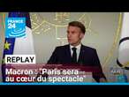 RELAY - E. Macron reçoit la presse étrangère à 4 jours des JO • FRANCE 24