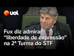 Fux diz que admira 'liberdade de expressão' da Segunda Turma em sua estreia; veja vídeo