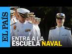 CASA REAL | La llegada de la princesa Leonor a la Escuela Naval Militar de Marín (Pontevedra)