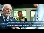 NORDRHEIN-WESTFALEN: "Was uns auffällt, müssen wir ahnden!" Polizei kontrolliert Lkw und Bussen!