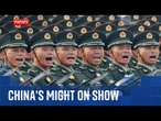 China shows off its military might as Putin and Kim Jong Un look on