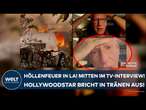 LOS ANGELES: Höllenfeuer! Mitten im TV-Interview! Hollywoodstar James Woods bricht in Tränen aus!