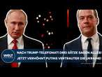 PUTINS KRIEG: Nach Trump-Telefonat! Drei Sätze! Ex-Russen-Präsident Medwedew verhöhnt die Ukraine!