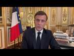 Macron mostra mappa Ucraina 