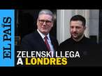 ZELENSKI llega a Downing Street, en Londres, tras en enfrentamiento con Donald Trump | EL PAÍS