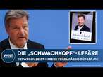 DEUTSCHLAND: Habecks Anzeigenflut - „Schwachkopf“-Affäre - Demokratie oder überzogene Maßnahme?