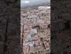 Aerial footage shows devastating aftermath of fatal floods in Valencia