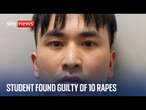 PhD student guilty of drugging and raping 10 women in London & China