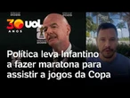 Presidente da Fifa faz maratona para assistir a jogos da Copa do Mundo por política | Rodrigo Mattos