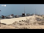 I palestinesi fuggono verso sud mentre Israele si prepara a conquistare Gaza