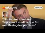 Bolsonaro está extremamente preocupado, está caindo a ficha que ele pode ser preso, analaisa Tales