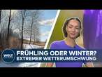 WETTER IN DEUTSCHLAND: Endlich wärmer! Milde Luftmassen strömen nach Deutschland!