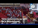 Corse: l'Assemblée nationale approuve le principe d'une "autonomie" de l'île de Beauté