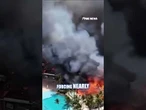 MASSIVE fire at Dominican hotel leaves one dead #foxnews #news #shorts #travel #hotel #fire