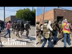 Protests at Ice processing centre in Broadview, Illinois