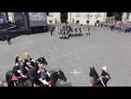 Ecco Briciola, il cane mascotte al cambio della Guardia in forma solenne al Quirinale