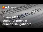 Enem 2024: prova do 2º dia teve menos cálculos e mais interpretação; veja quando sair gabarito