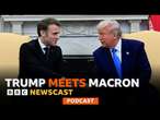 What did we learn from President Trump and President Macron's meeting? | BBC Newscast