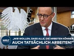 REDESCHLACHT IM BUNDESTAG: Merz kündigt harte Einschnitte bei Rente, Migration und Sozialsystem an!