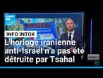 Non, l'horloge iranienne annonçant la "destruction d'Israël" à Téhéran n'a pas été détruite