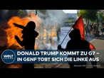 G7-GIPFEL: Pflastersteine, Tränengas, Wasserwerfer ‒ Linke Proteste in Genf geraten außer Kontrolle