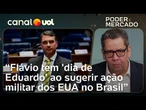 Flávio Bolsonaro tem 'dia de Eduardo' e acena à base ao pedir que EUA ataquem o Brasil | Graciliano