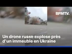 Ukraine: un drone russe explose près d'un immeuble résidentiel à Soumy et fait neuf blessés