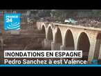 Pires inondations depuis 50 en Espagne : Pedro Sanchez à est Valence • FRANCE 24