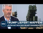 WAFFENLIEFERUNGEN: „Ganz großer Erfolg für die Nato und Merz, dass Trump so überredet werden konnte“
