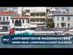 ANTISEMITISMUS: Immer mehr Judenfeindlichkeit in Europa! Ausmaß erreicht beunruhigende Dimensionen