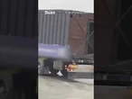 Moment Ukraine's 'Spiderweb' trucks rumble into position before drone blitz