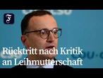 Jens Spahn tritt als Vorsitzender der Unionsfraktion zurück