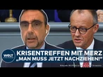 DEUTSCHLAND: Krisentreffen im Kanzleramt! Politikwechsel? Merz trifft Vertreter der Wirtschaft