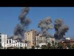 Smoke billows above Lebanese city of Tyre after Israeli strikes