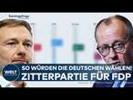 BUNDESTAGSWAHL: So sehen aktuelle Umfragen aus! Union gibt Gas, FDP muss zittern