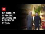 Rei Charles III recebe Zelensky em residência oficial | AGORA CNN