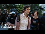 At least 40 arrested at protest against Gaza war at Trump hotel in New York